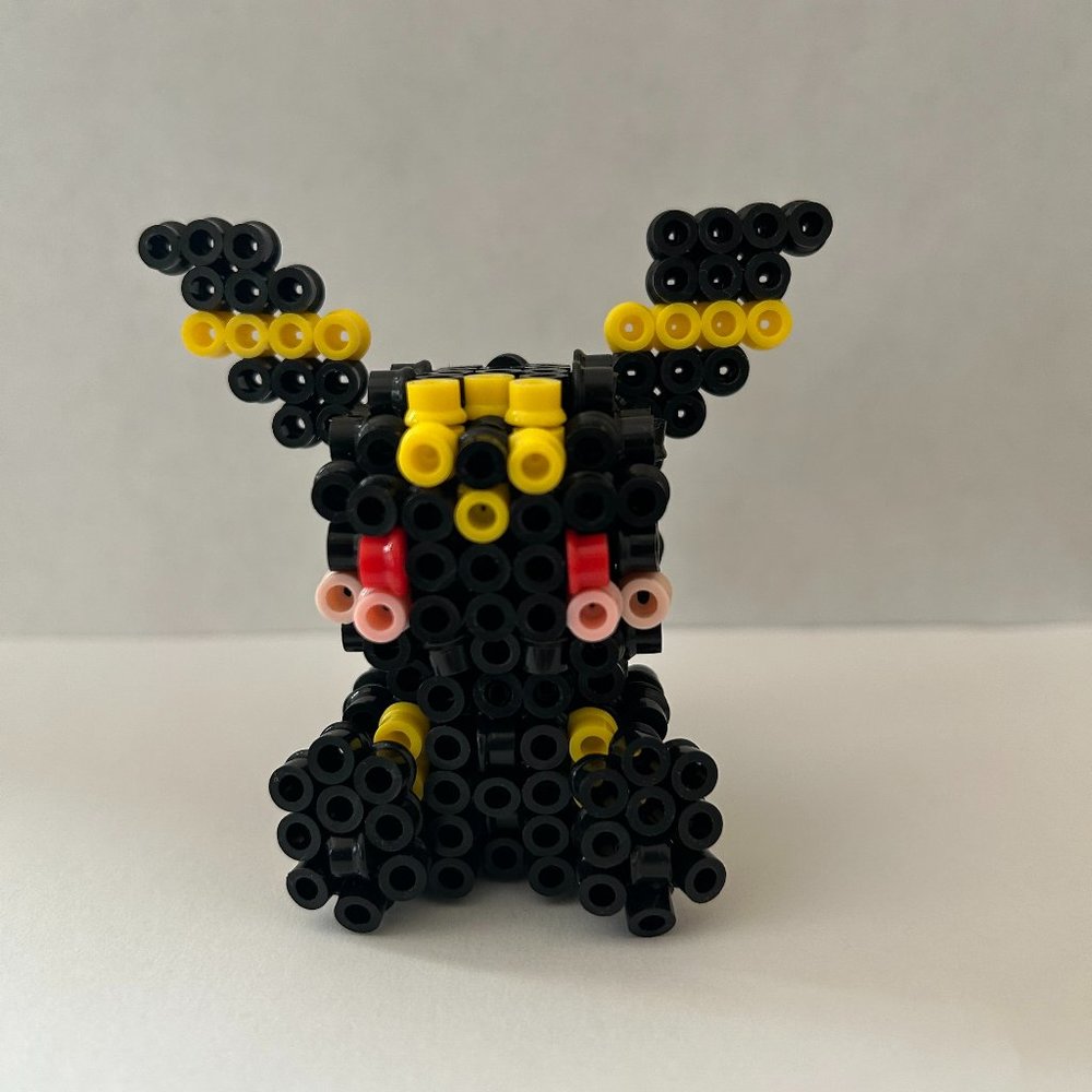 3D Perler Bead Figurine of Umbreon